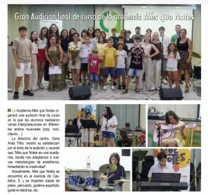 Audición final de curso 2025/2026. Revista Parlem